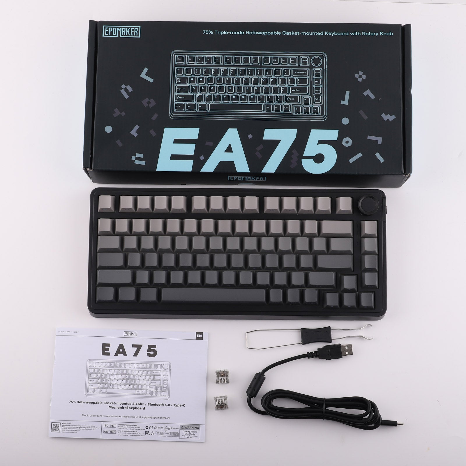 EPOMAKER EA75 Tri-Mode Mechanical Keyboard