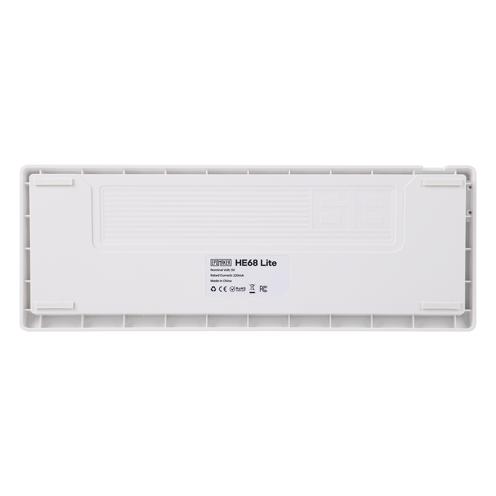 EPOMAKER HE68 Lite 65% Shine-Through A-RGB Magnetic Gaming Keyboard