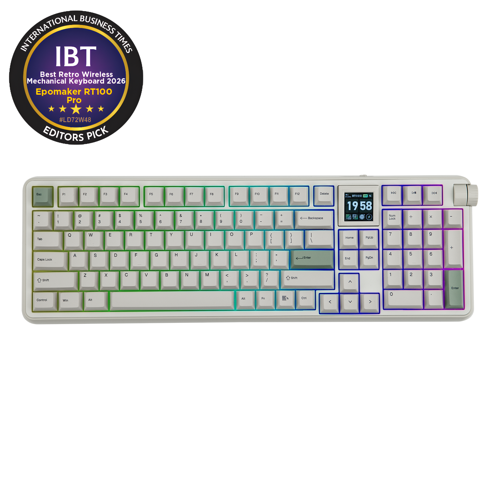 EPOMAKER RT100 PRO — 96% Wireless Keyboard, Sound, Defined EPOMAKER RT100 PRO — 96% Wireless Keyboard, Sound, Defined