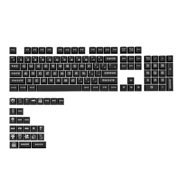 Epomaker × vvyruus Retromania Keycaps Set