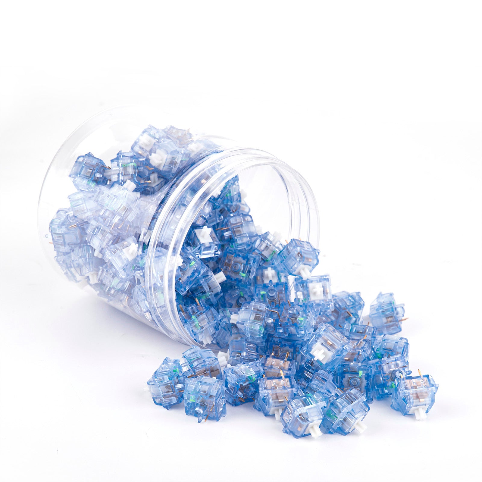 Original 100 Pieces of Epomaker Aqua Switch Set for Mechanical Keyboard Replacement