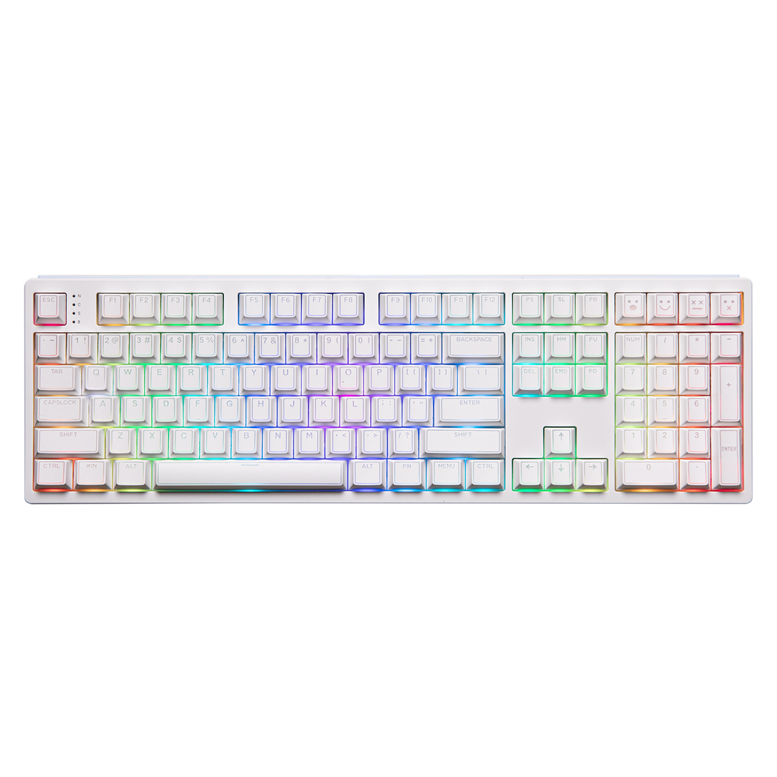 142 Keys Cherry Profile PBT Shine Through Double-shot Full EPOMAKER Glintrix Keycaps Set