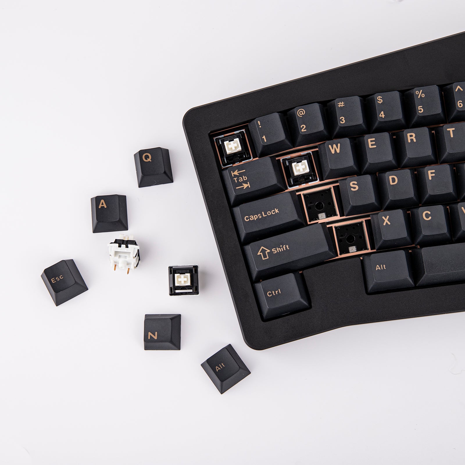 EPOMAKER Tide Alice Ergonomic Alice Mechanical Keyboard