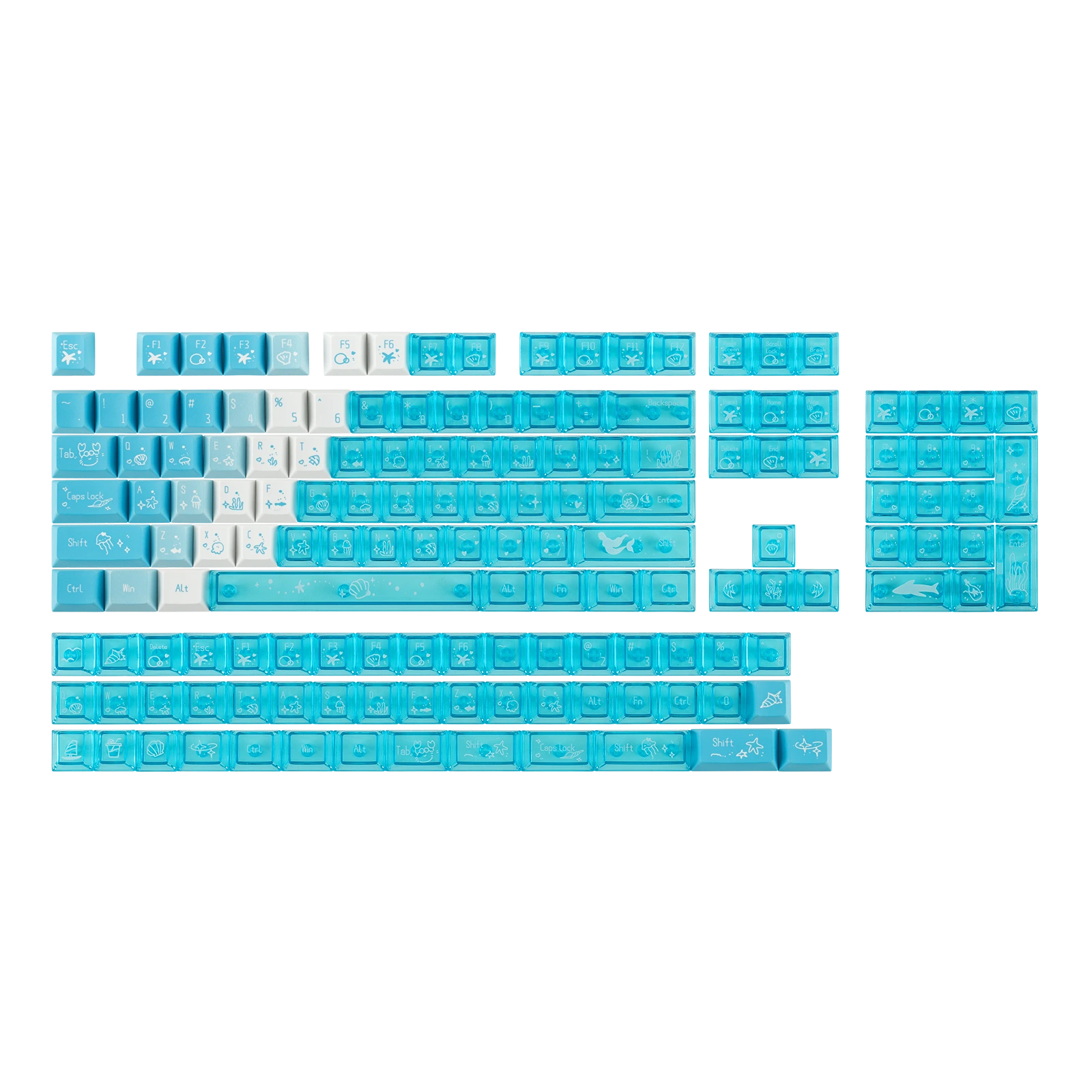 EPOMAKER DuoChrome Keycaps Set