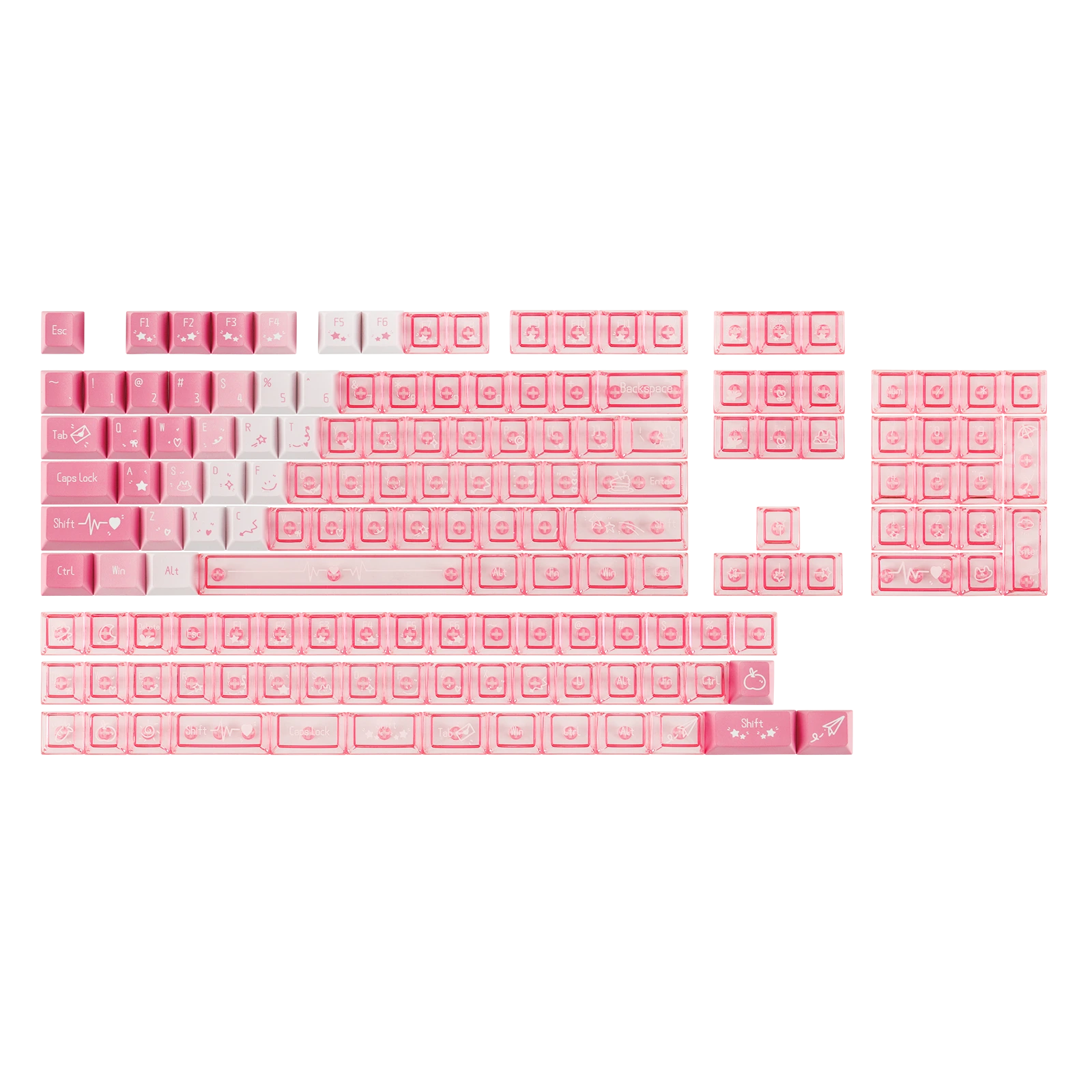 Epomaker EPOMAKER DuoChrome Keycaps Set