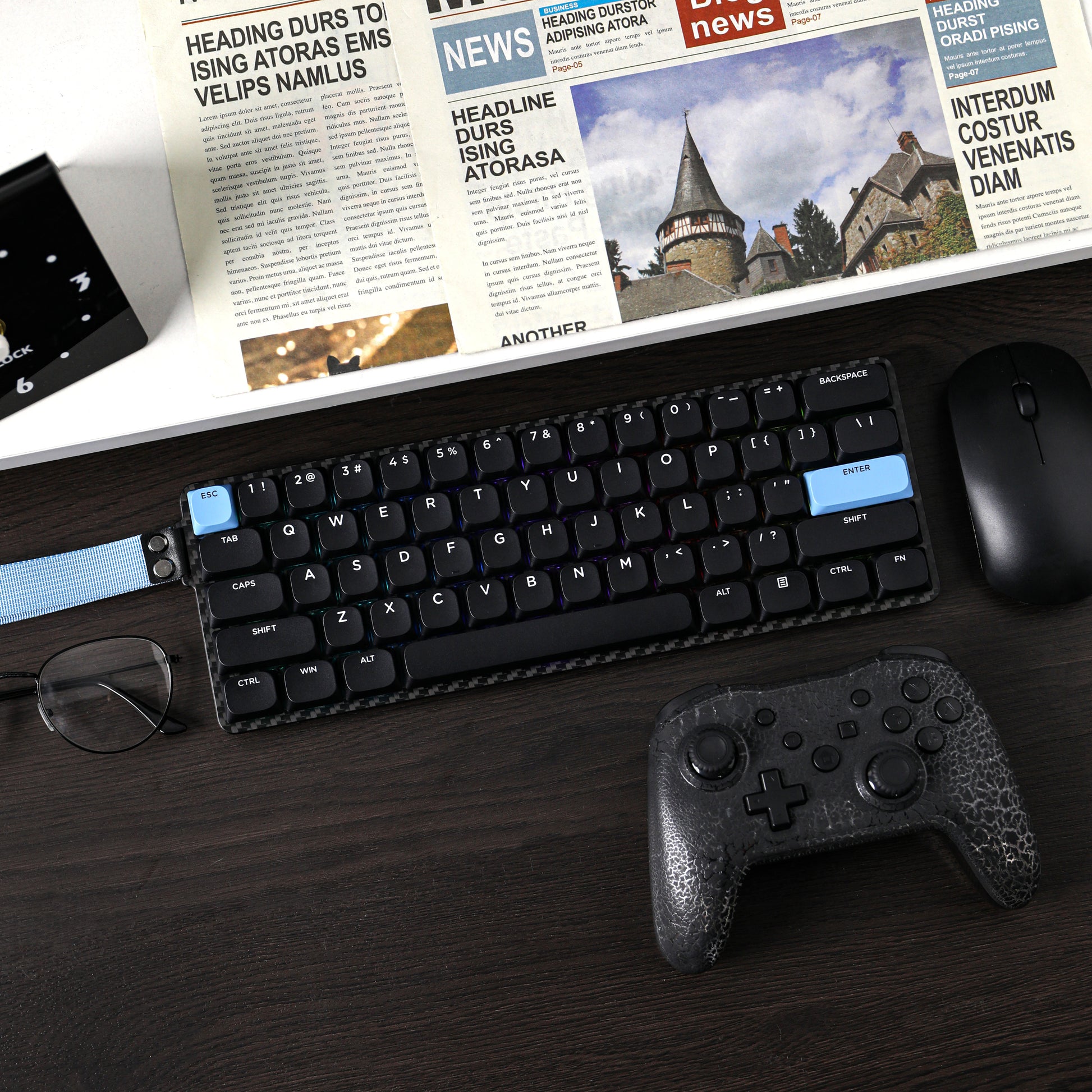 Epomaker Carbon60 DSA Low-Profile VIA Mechanical keyboard