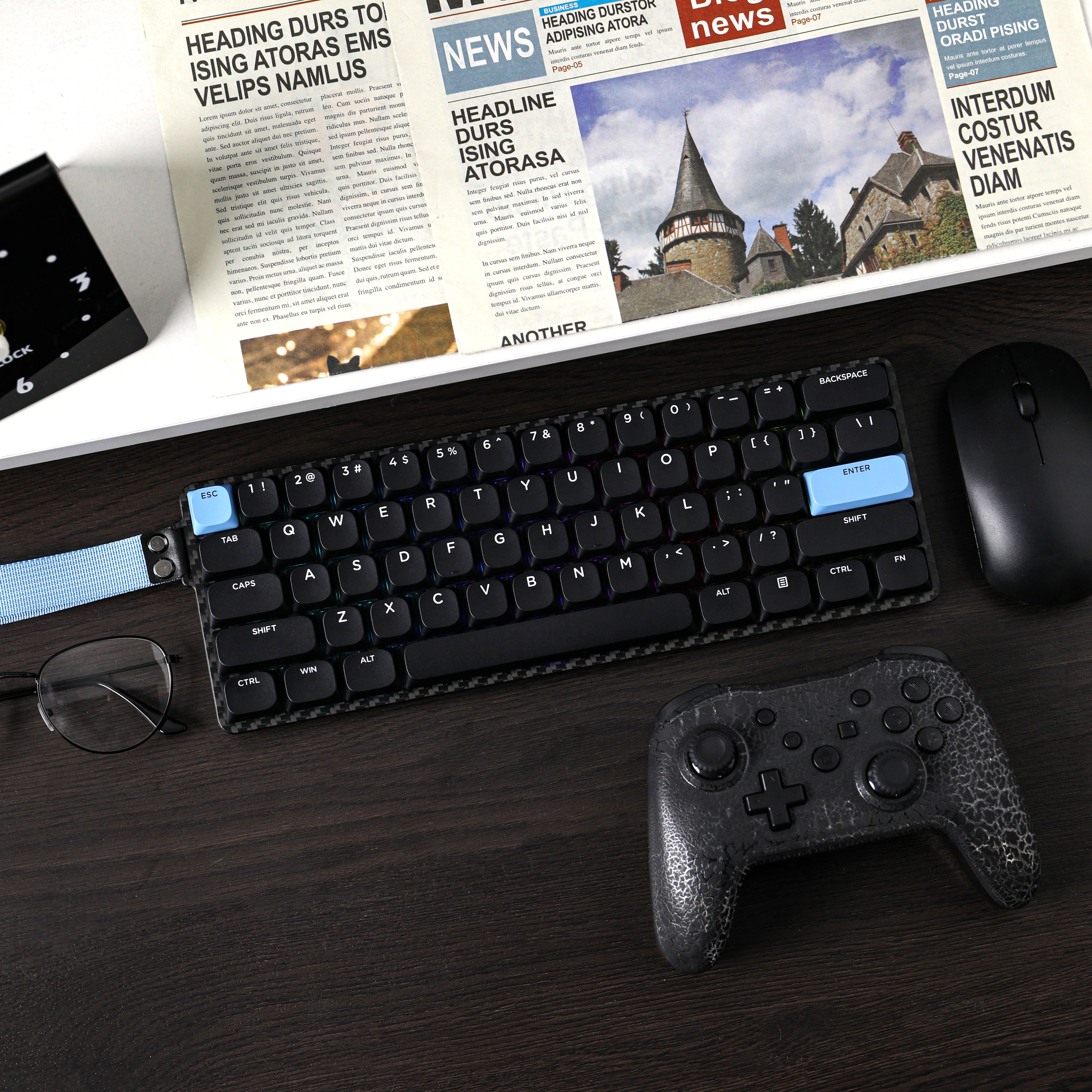 Epomaker Carbon60 DSA Low-Profile VIA Mechanical keyboard