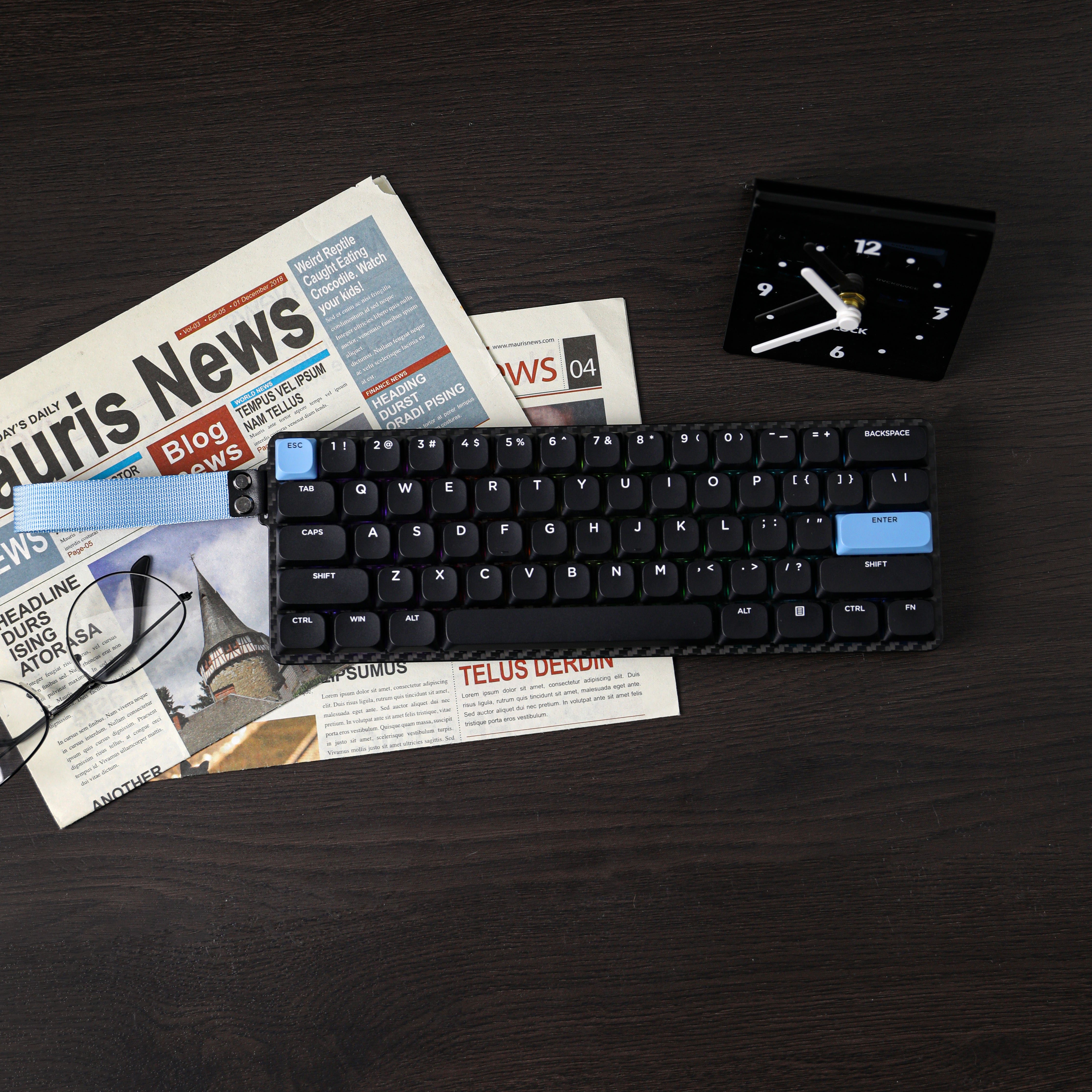 Epomaker Carbon60 DSA Low-Profile VIA Mechanical keyboard