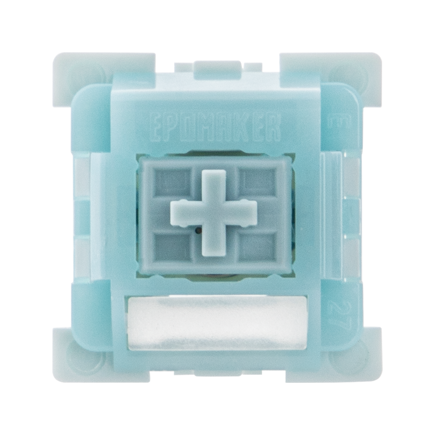 EPOMAKER Creamy Jade Magnetic Switch Set — side profile view