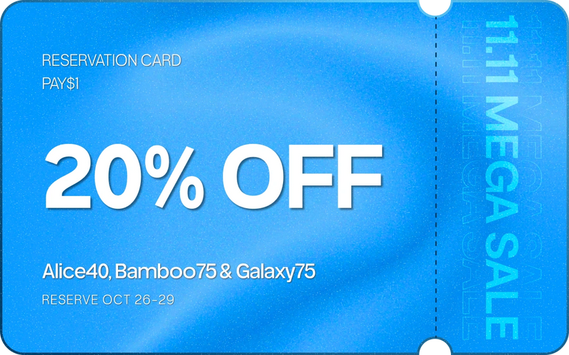11.11 New Release Reservation Card