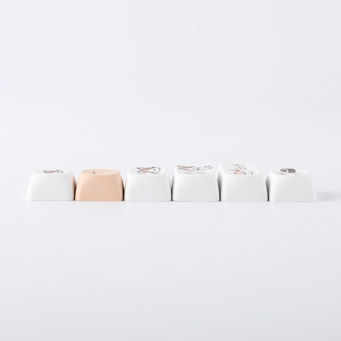 Epomaker Meow Sushi keycaps Set — detail close-up