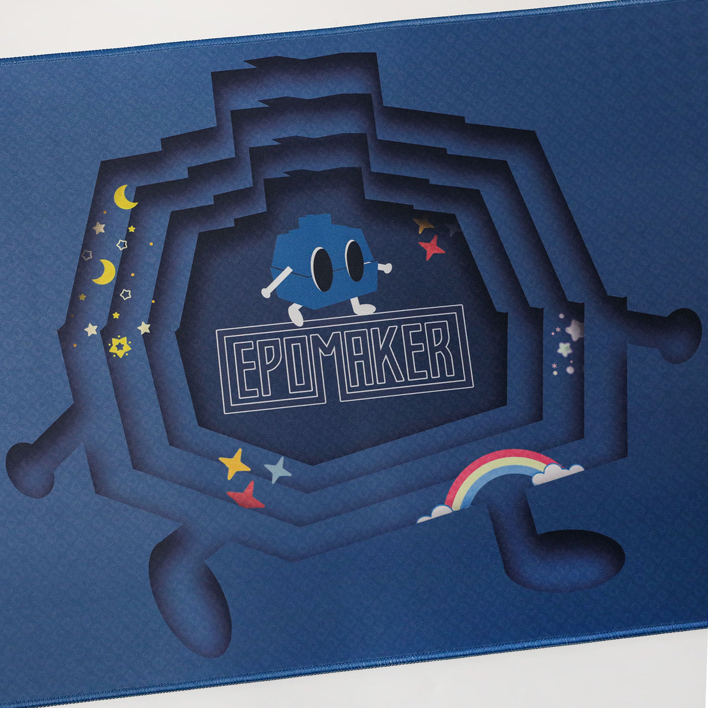 EPOMAKER Custom Switch Odyssey Deskmat — side profile view