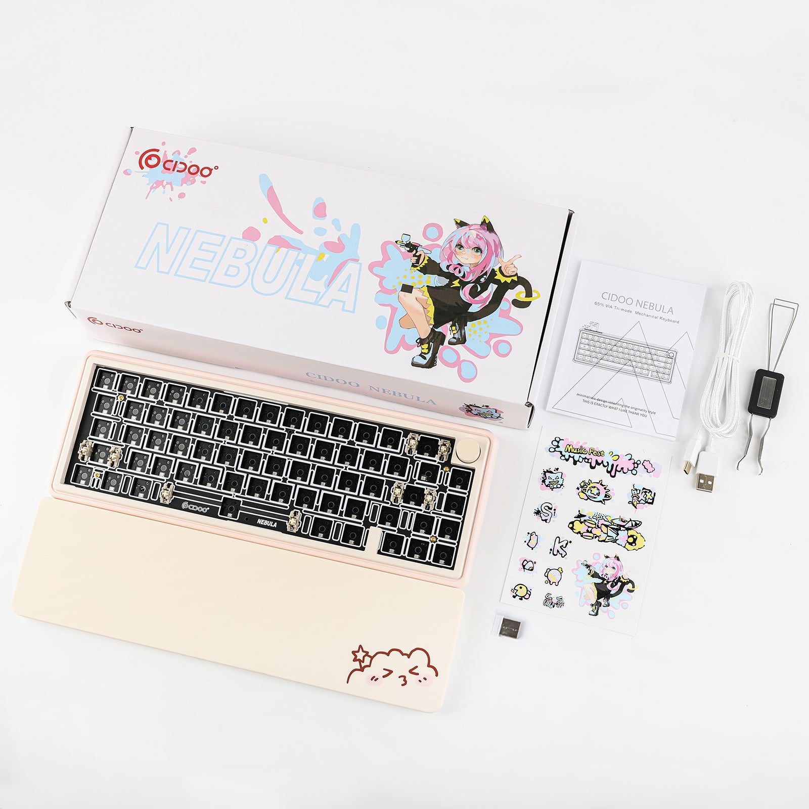 CIDOO V33 メカニカルキーボード cidoo v33 numberpad MechLands CIDOO