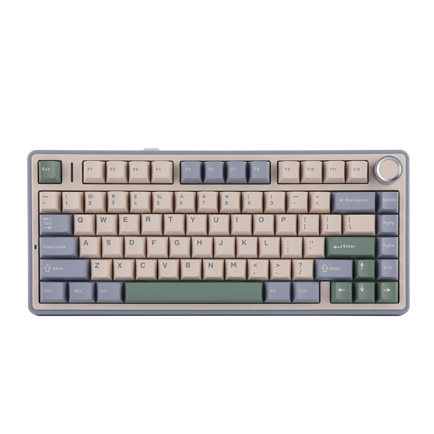 EPOMAKER X AULA F75 (LEOBOG Reaper Switch) + Epomaker Zebra Switch Set Bundle — angled product view