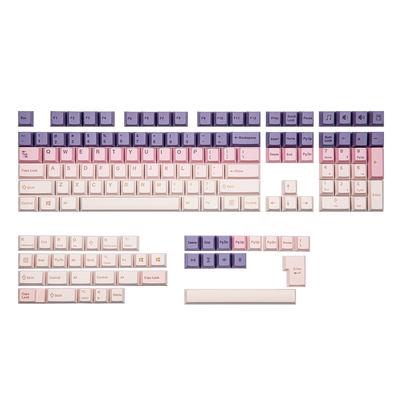 EPOMAKER Lavender Jade Keycap Set — product hero shot