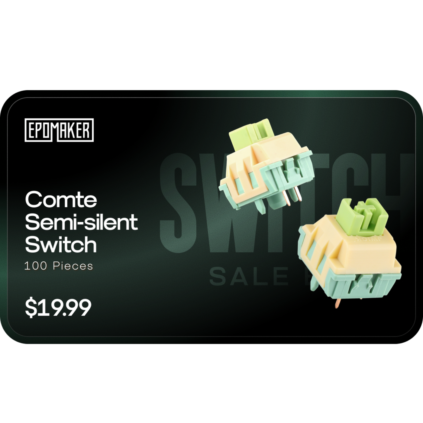 EPOMAKER Switch Benefit Section (100 Pieces) — product hero shot
