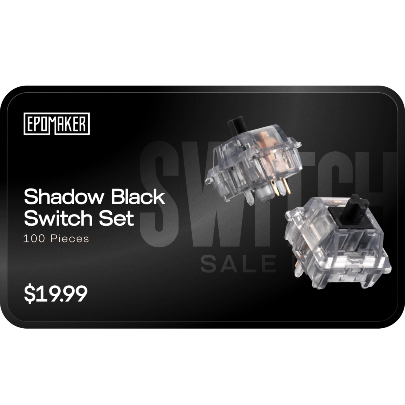 EPOMAKER Switch Benefit Section (100 Pieces) — angled product view