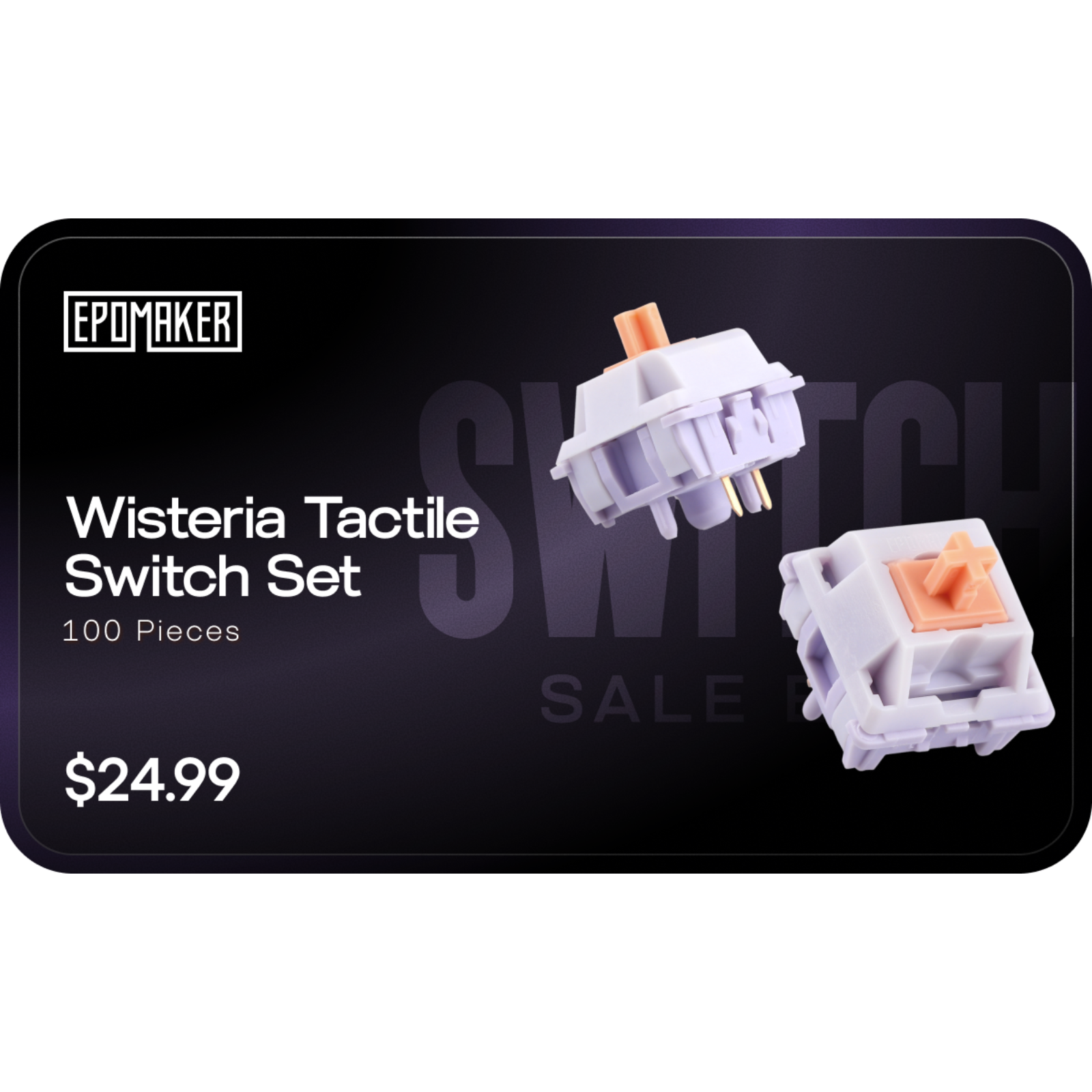 EPOMAKER Switch Benefit Section (100 Pieces)