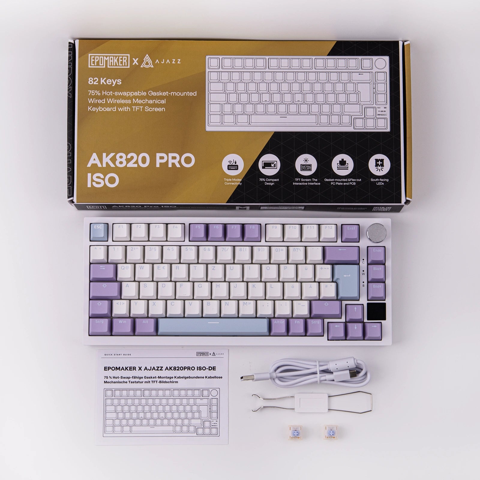 Ajazz AK820 Pro – epomaker Ajazz AK820 Pro – epomaker