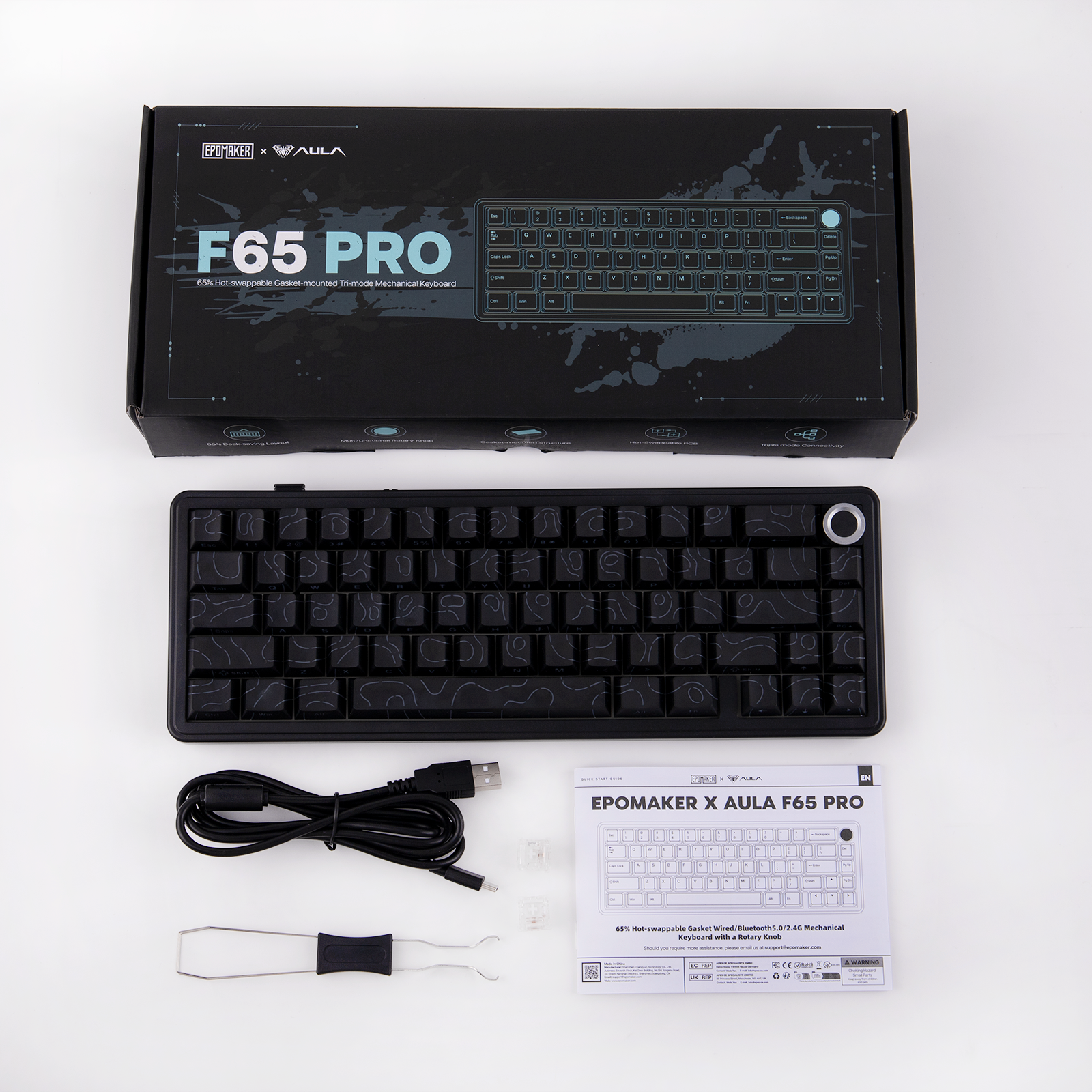 EPOMAKER x AULA F65 PRO Tri-Mode Mechanical Keyboard