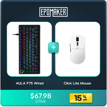 EPOMAKER x AULA F75 Wired + EPOMAKER Click Lite Mouse Bundle