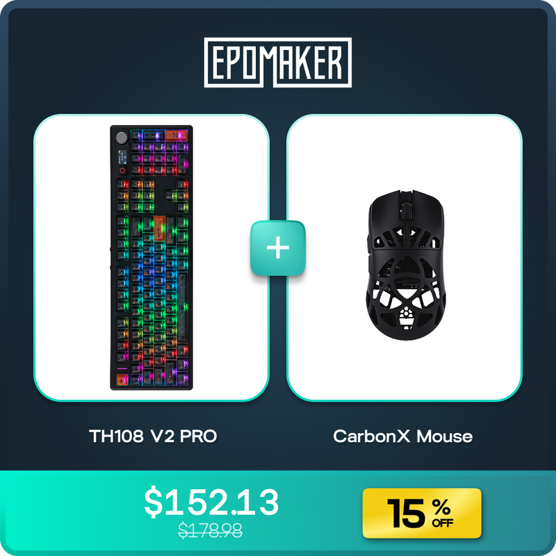TH108 V2 PRO + CarbonX Mouse Bundle
