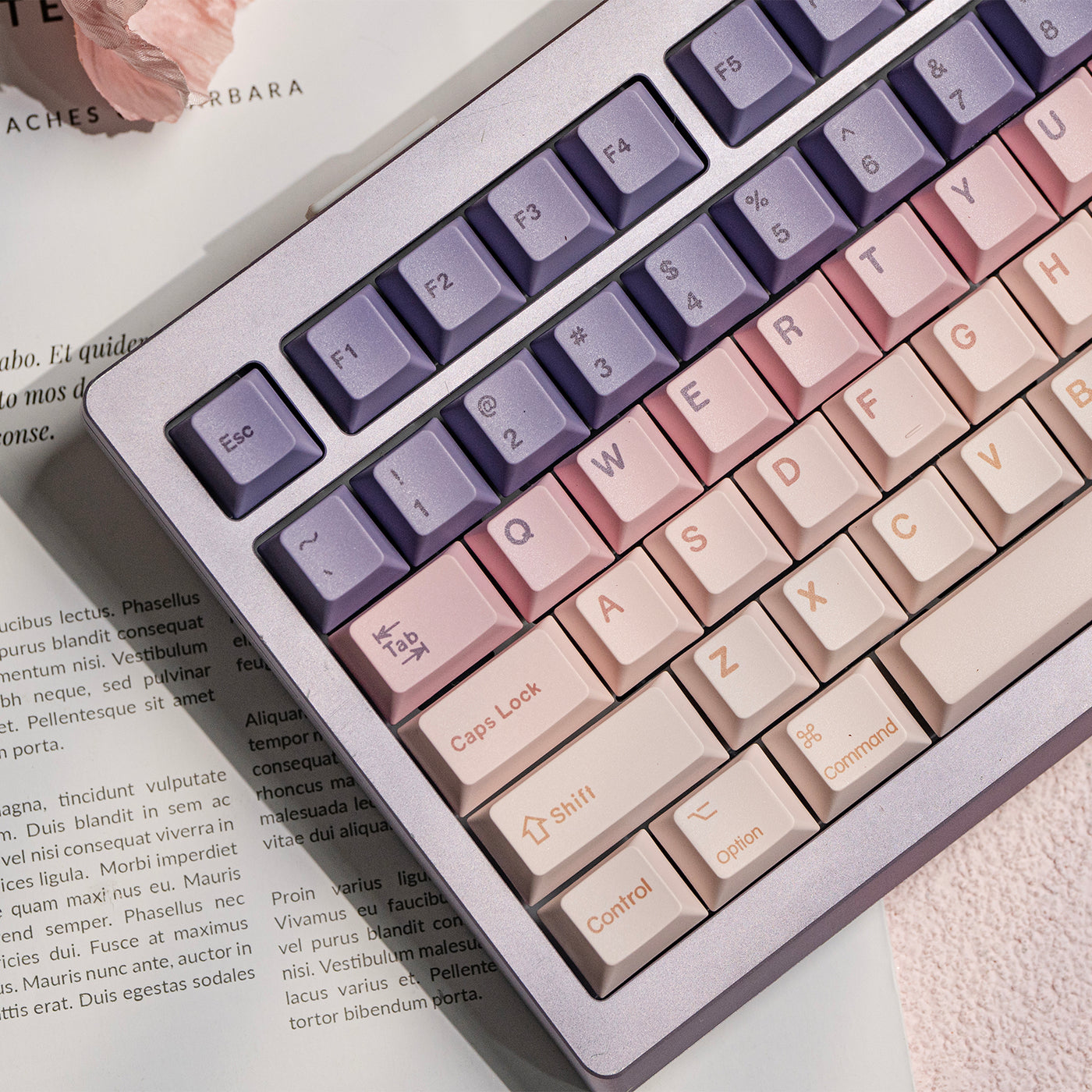 EPOMAKER Lavender Jade Keycap Set — product view 7