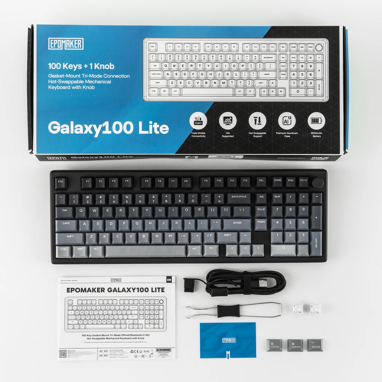 EPOMAKER Galaxy100 Lite + Click Lite Mouse Bundle