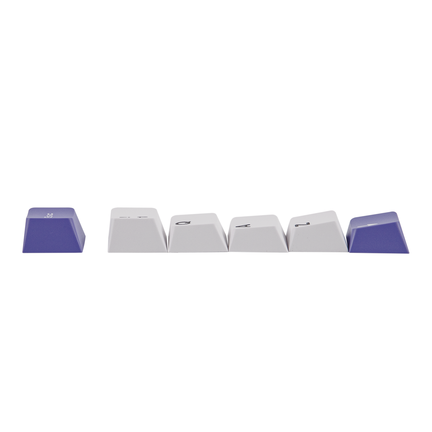 EPOMAKER Galaxy100 QMK/VIA White Purple rear ports close-up with Galaxy100 label