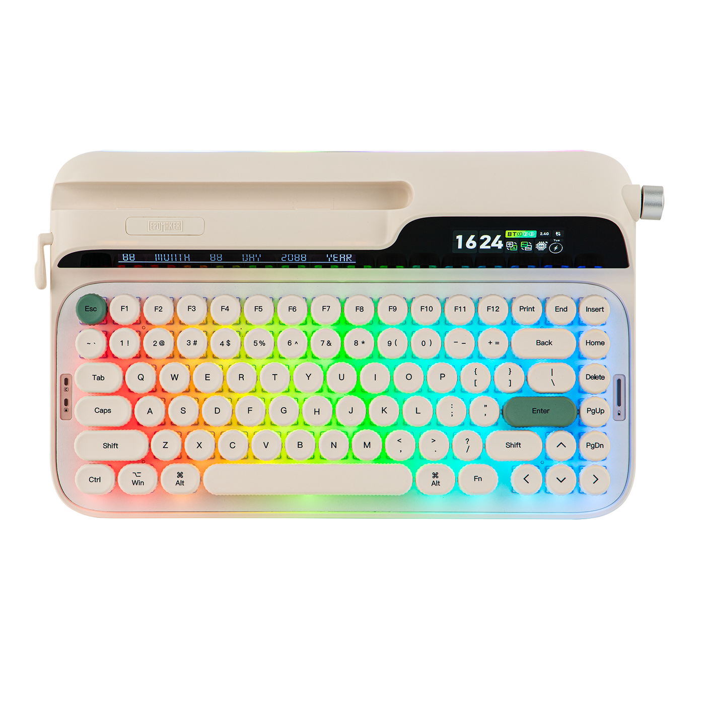 キーボード EPOMAKER Glyph EPOMAKER Glyph — 75% Retro Typewriter Keyboard, Sound Crafted