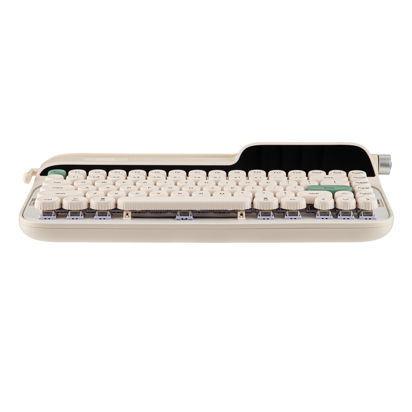 EPOMAKER Glyph side view with green Esc accent key and retro design
