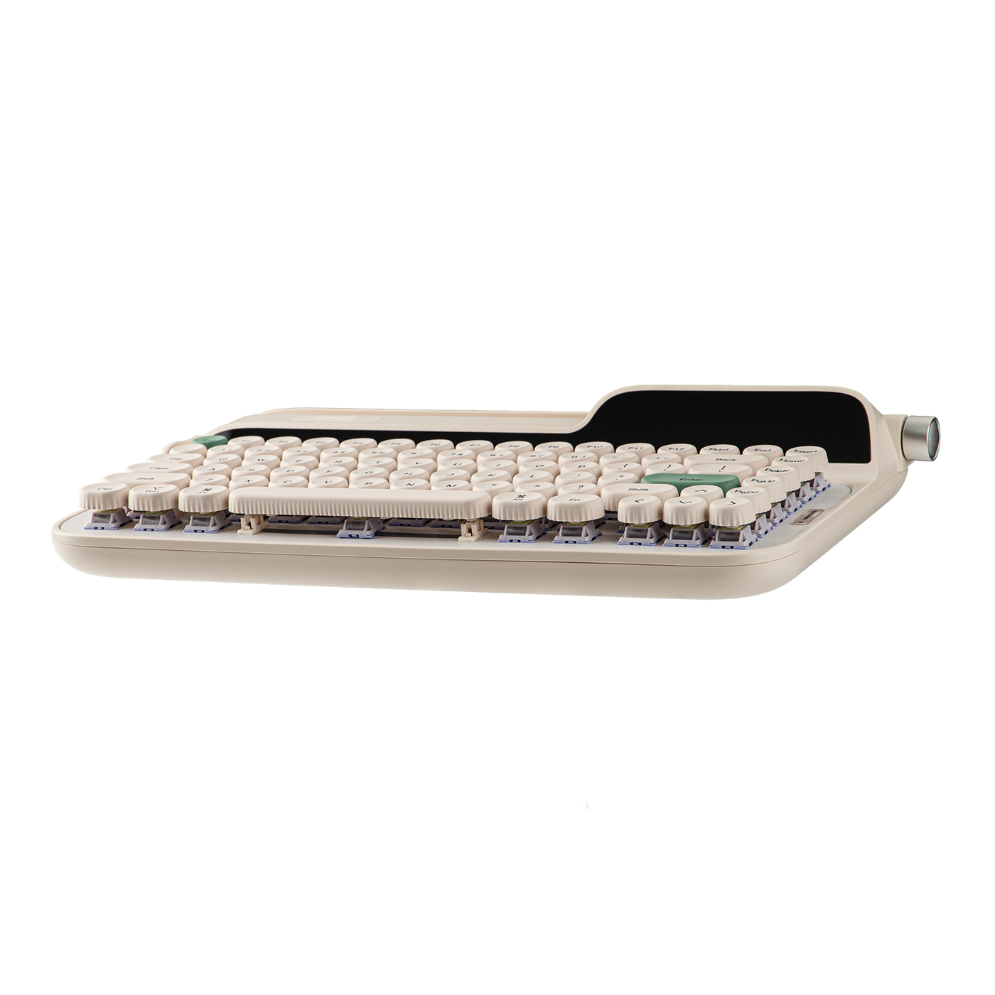 EPOMAKER Glyph angled view showing dual screens and green Esc key