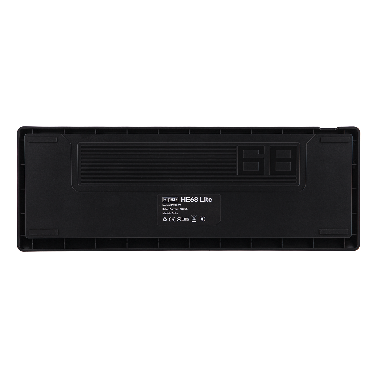 EPOMAKER HE68 Lite 65% Shine-Through A-RGB Magnetic Gaming Keyboard