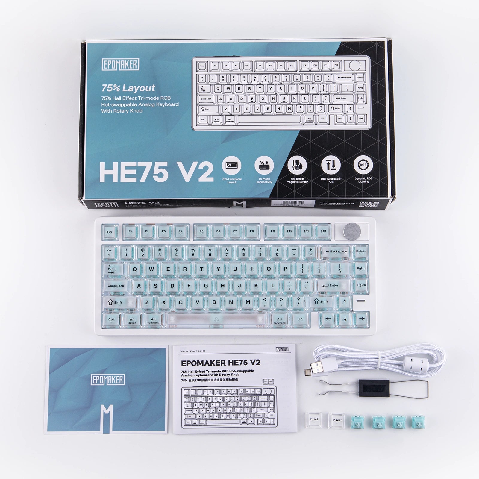 EPOMAKER HE75 V2 keyboard image