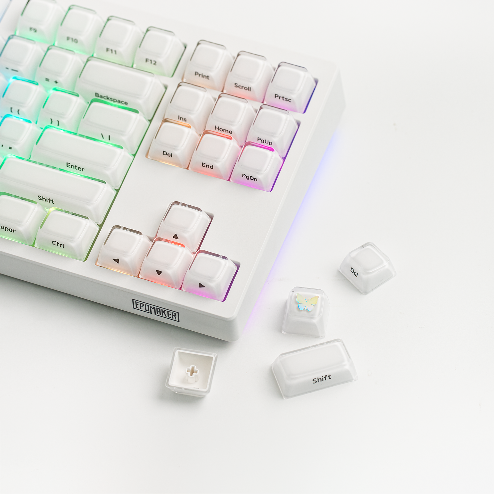 EPOMAKER Lusterfly Jelly Keycaps Set