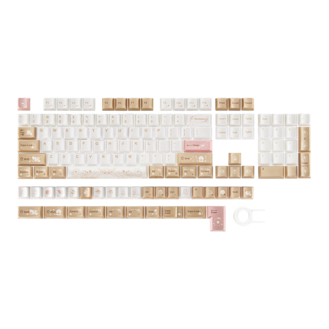 EPOMAKER Opalux Keycap Set — product hero shot