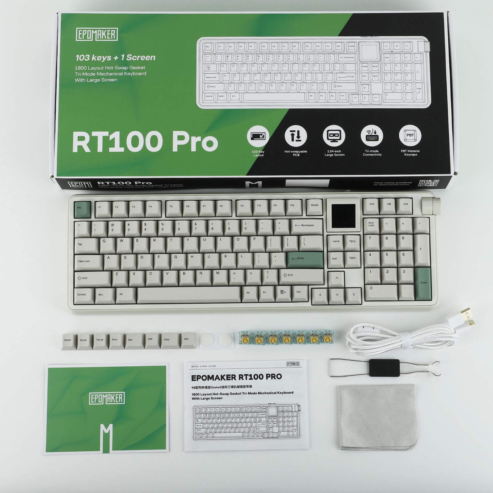 Contenuto della confezione EPOMAKER RT100 Pro