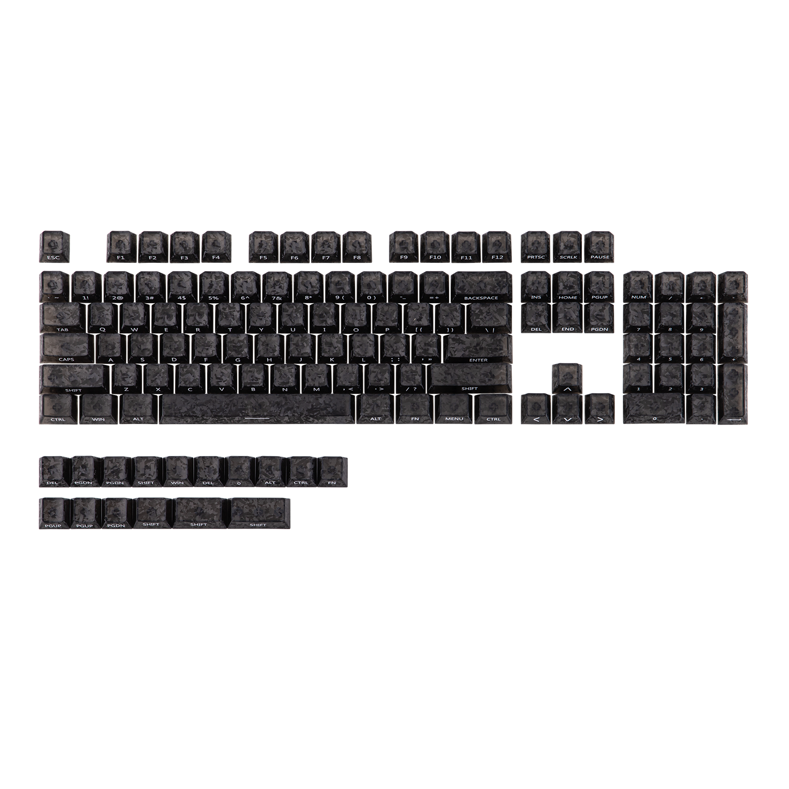 EPOMAKER SmokFiber Keycaps Set