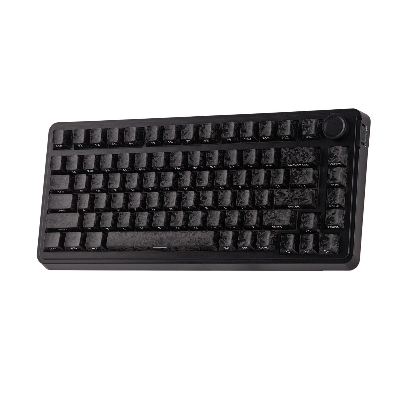 EPOMAKER SmokFiber Keycaps Set — side profile view