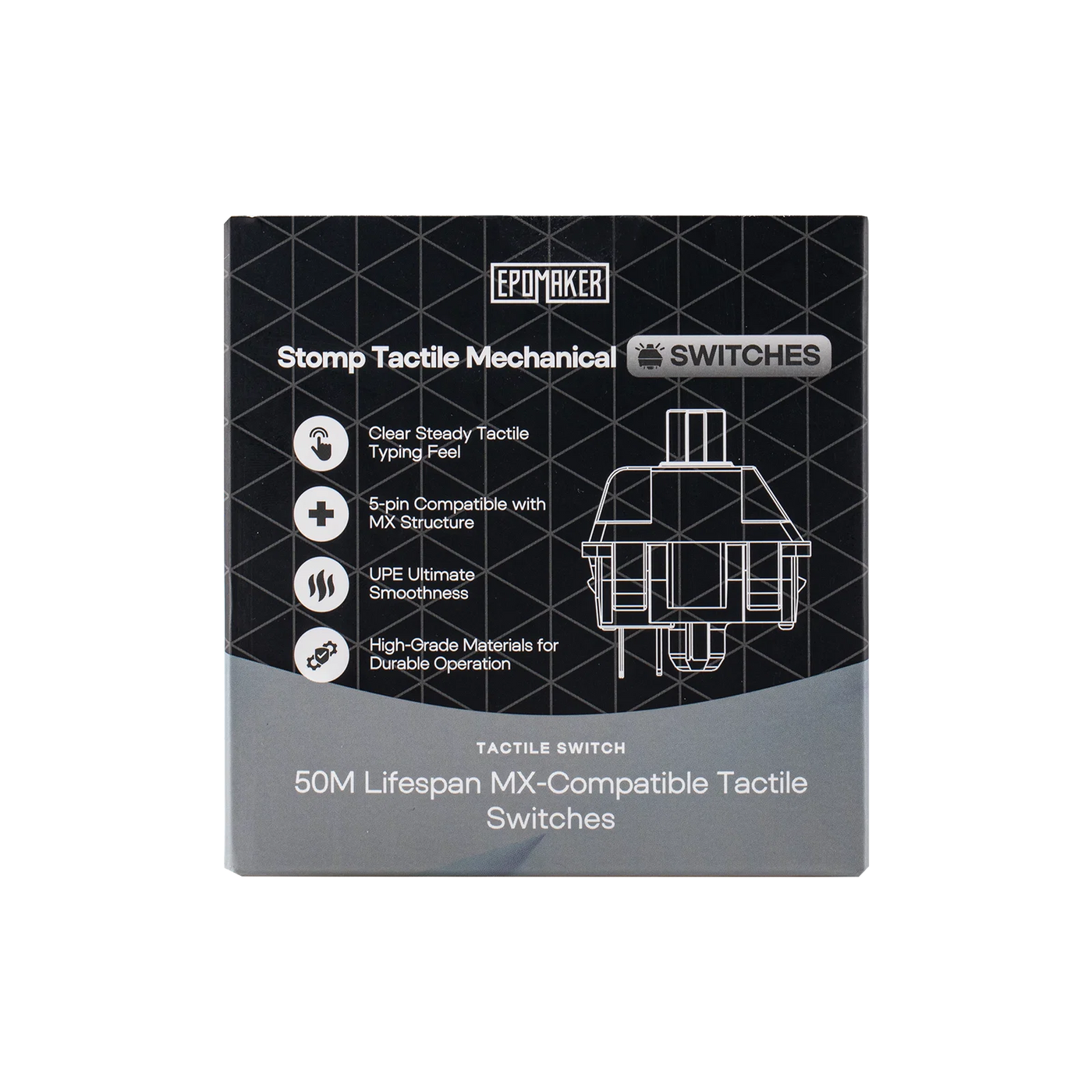 EPOMAKER Stomp Tactile Switch Set