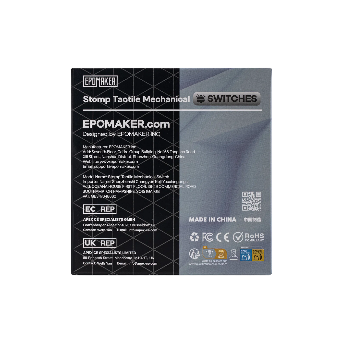 EPOMAKER Stomp Tactile Switch Set