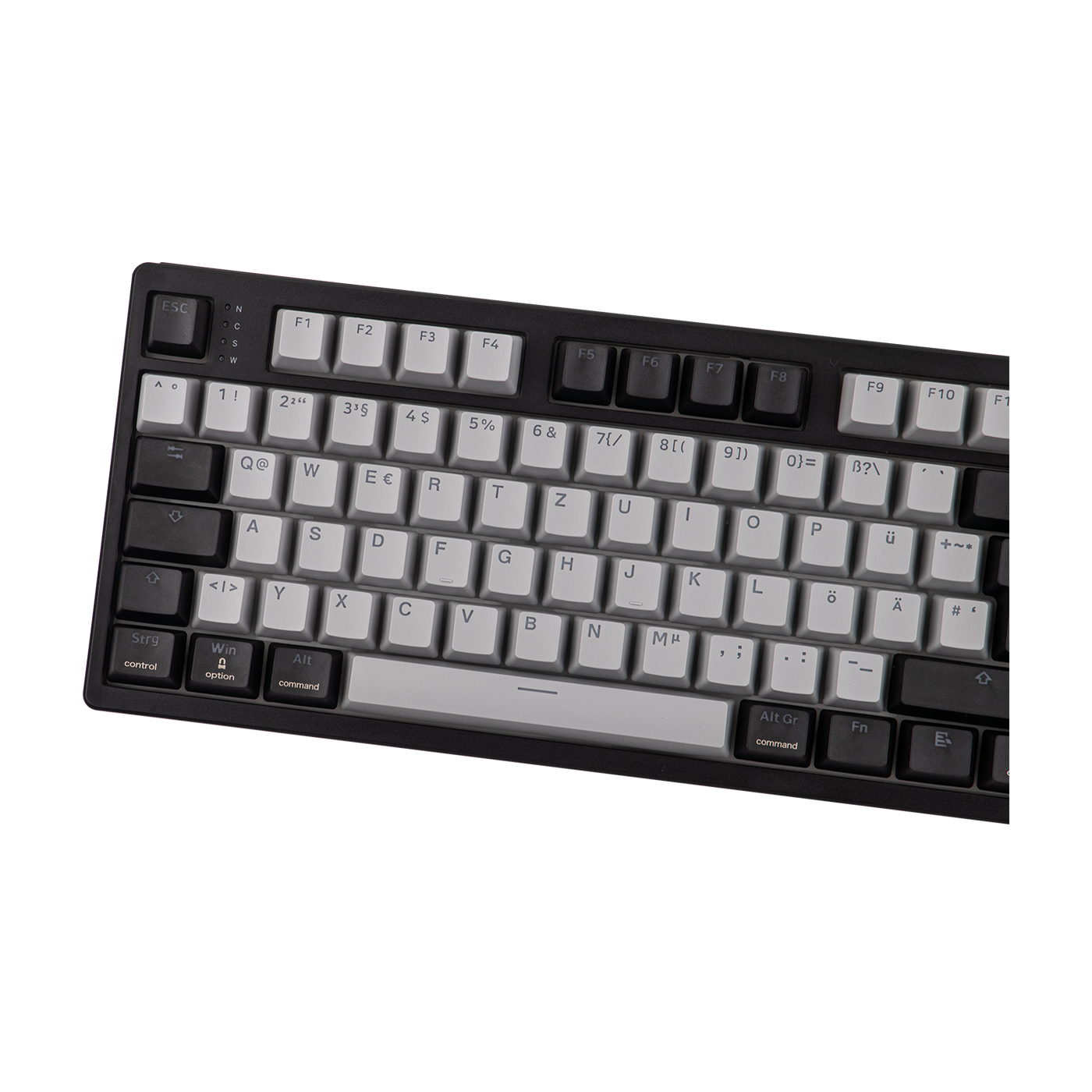 EPOMAKER TH108 PRO Black close-up of left side keys