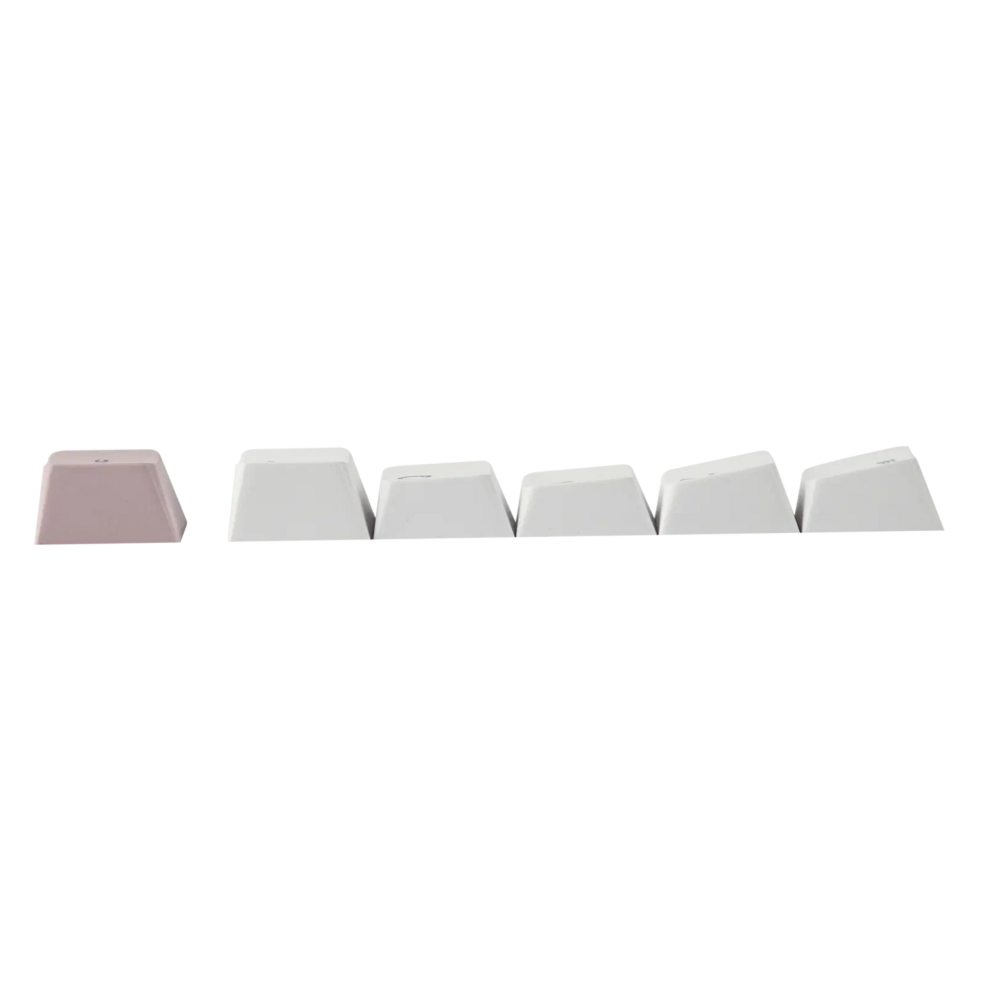 EPOMAKER TH108 PRO Pink colorway PBT keycap samples on white background
