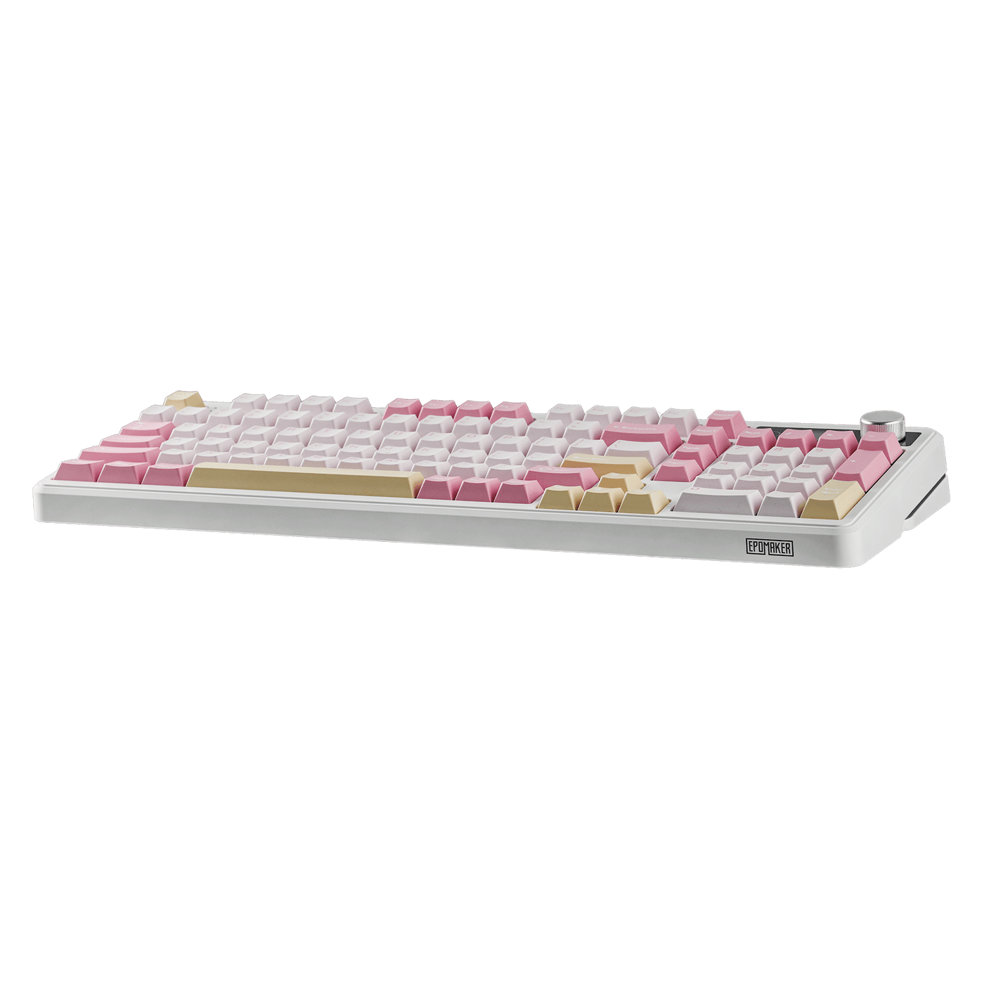 EPOMAKER TH99 PRO Pink colorway three-quarter angle product shot