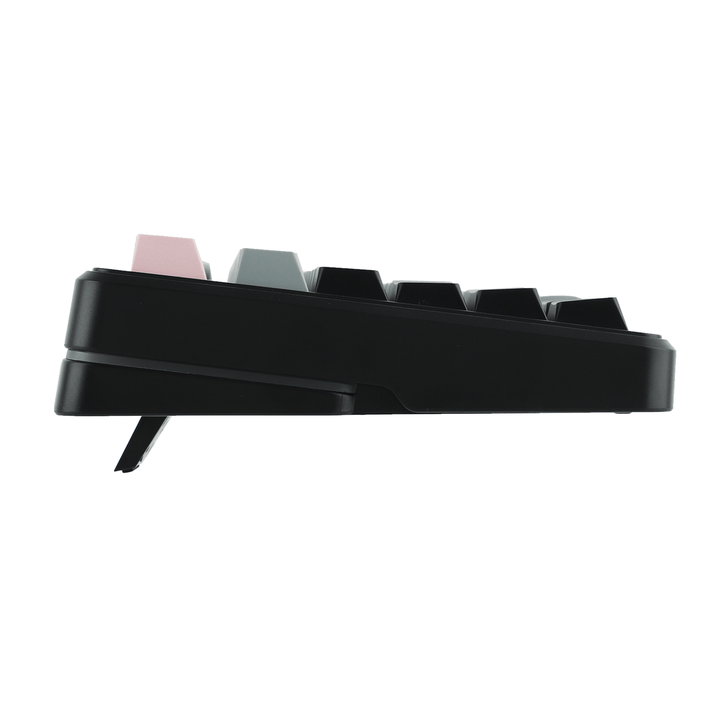 EPOMAKER TH99 PRO Black Grey side profile, no RGB lighting