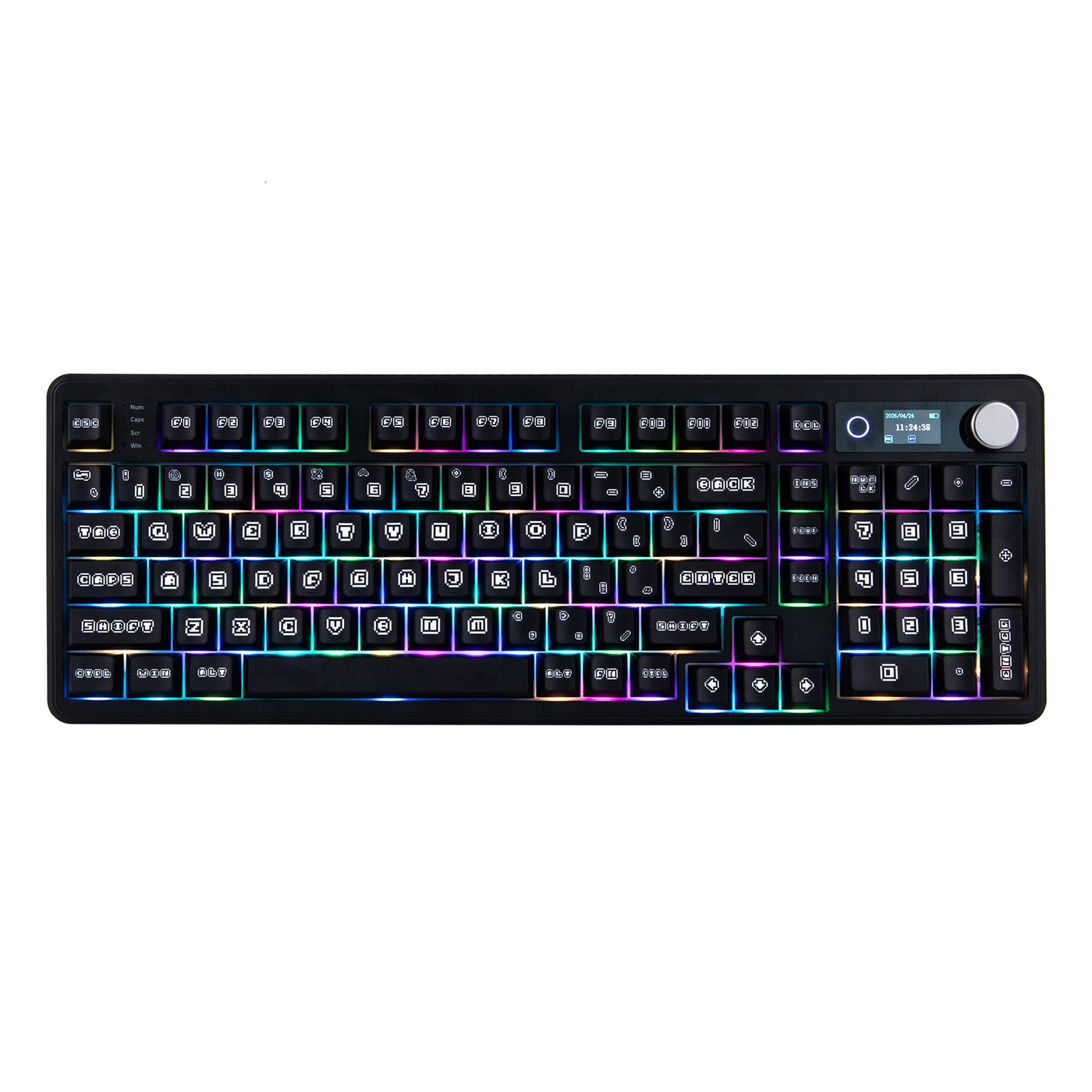 Epomaker × vvyruus Retromania Keycaps Set — angled product view