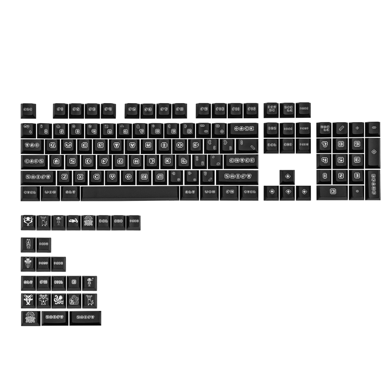 × vvyruus Retromania Keycaps Set