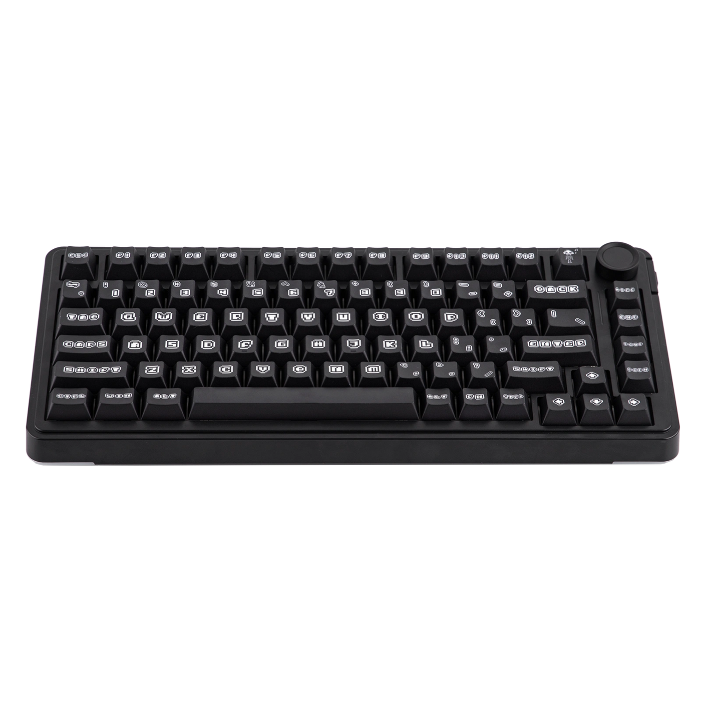 Epomaker × vvyruus Retromania Keycaps Set — side profile view