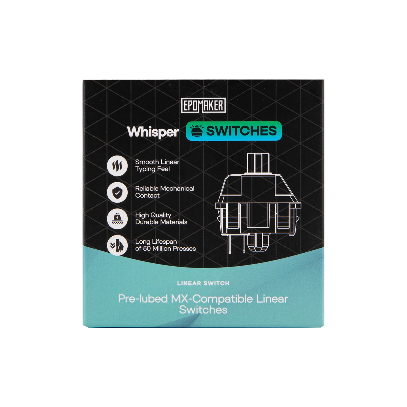 EPOMAKER Whisper Linear Switch Set