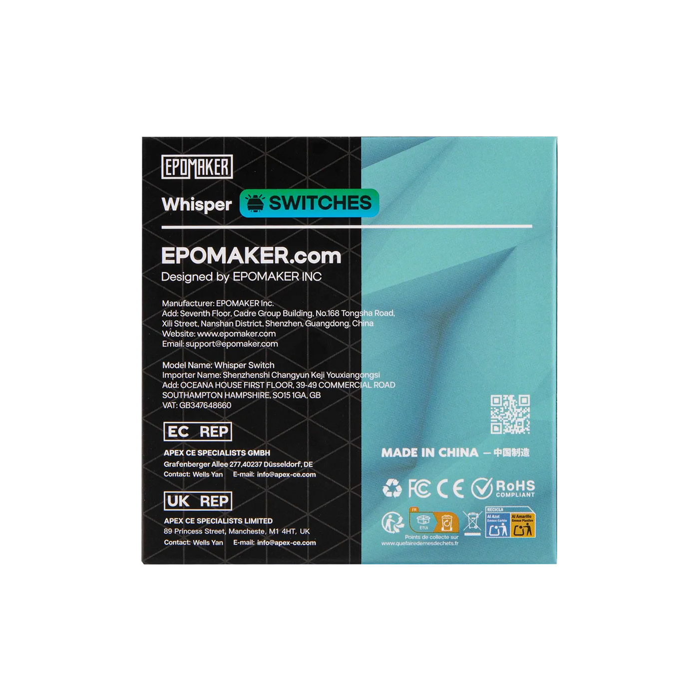 EPOMAKER Whisper Linear Switch Set